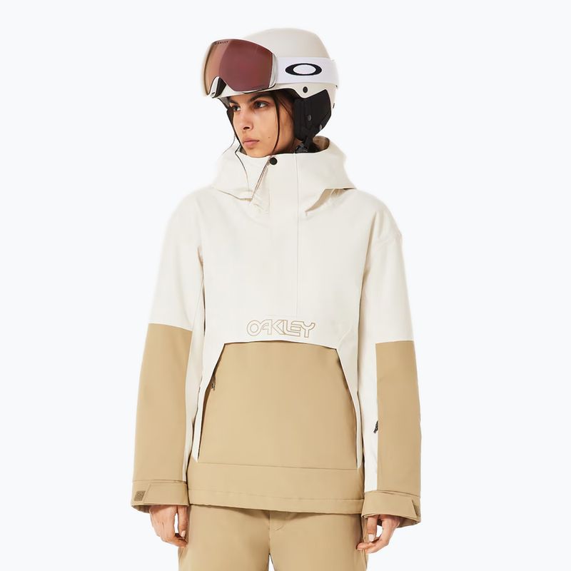 Kurtka snowboardowa damska Oakley WMNS TNP TBT Isulated Anorak mist/pebble