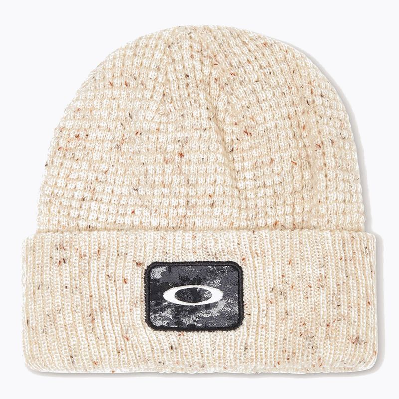 Czapka zimowa Oakley Ellipse Patch Waffle mist