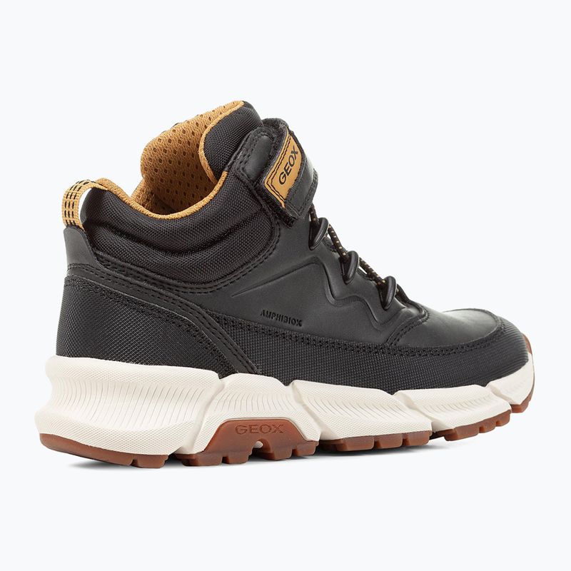 Buty juniorskie Geox Flexyper Plus black/dark yellow 8