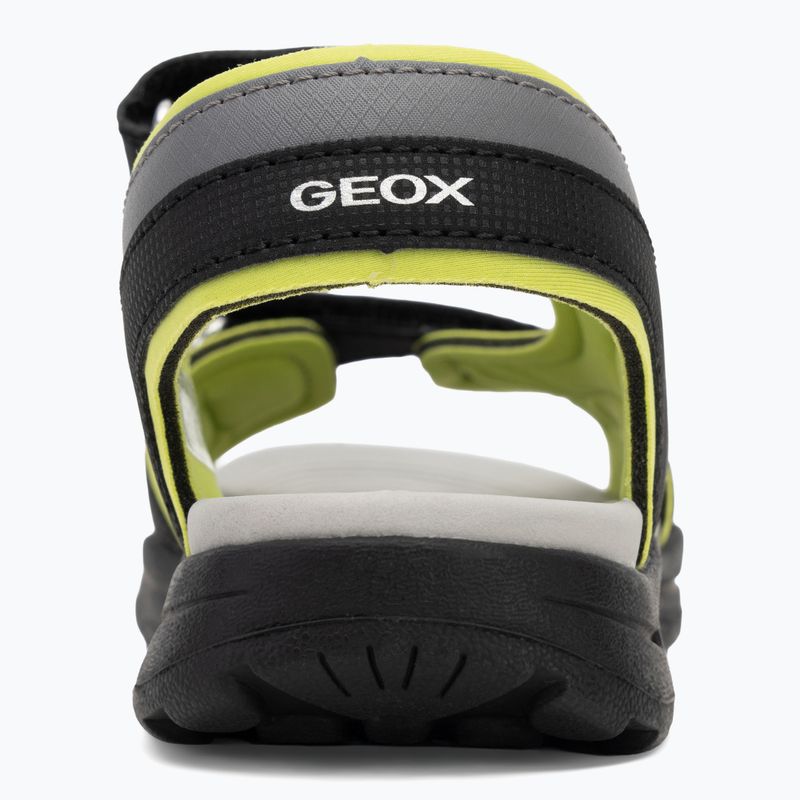 Sandały dziecięce Geox Vaniett black/light green 6