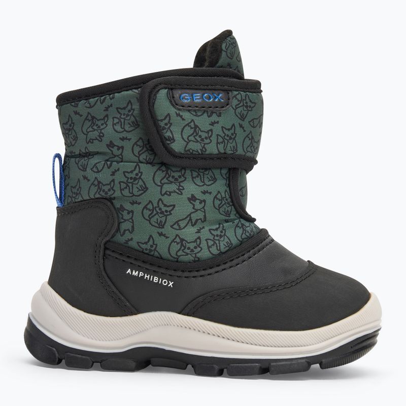 Śniegowce dziecięce Geox Flanfil ABX black/forest 2