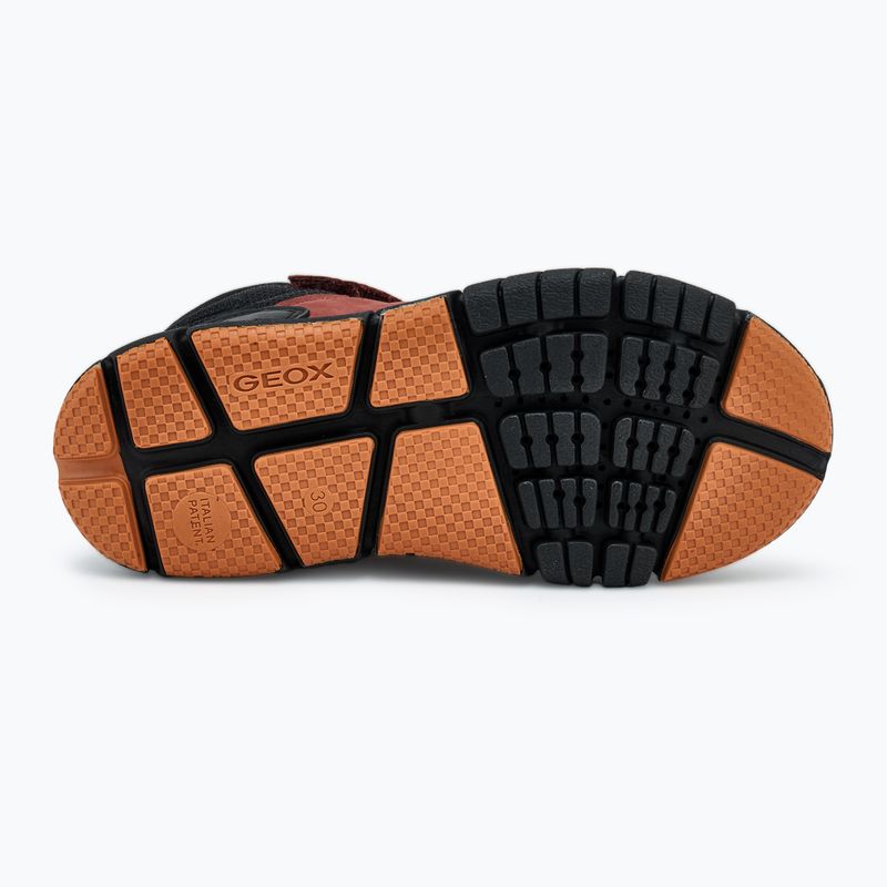Buty juniorskie Geox Flexyper ABX wine/black 4