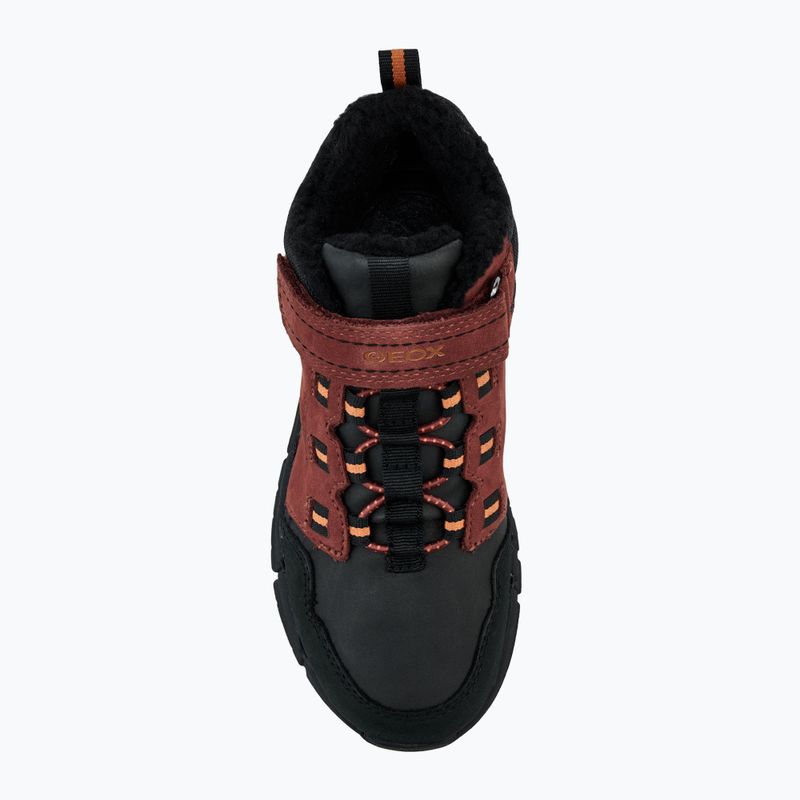 Buty juniorskie Geox Flexyper ABX wine/black 5