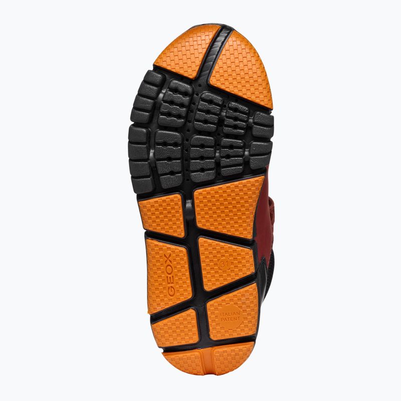 Buty juniorskie Geox Flexyper ABX wine/black 13
