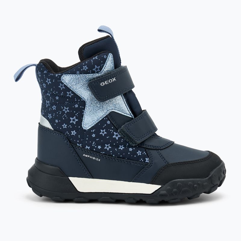 Śniegowce juniorskie Geox Trekkyup ABX navy/light avio 2