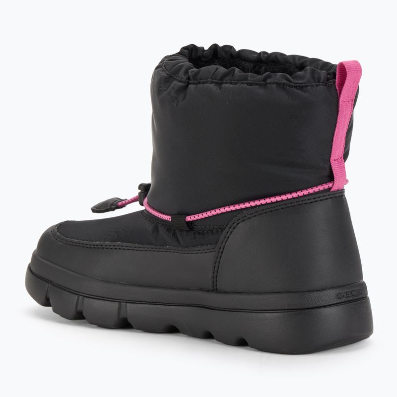 Śniegowce dziecięce Geox Willaboom ABX black/fuchsia 3
