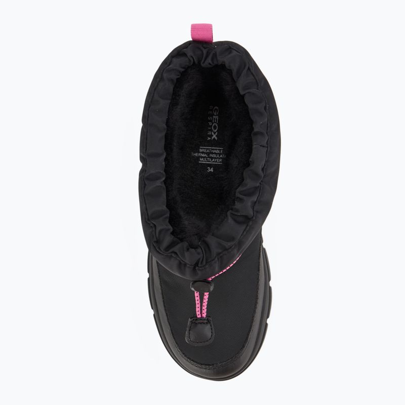Śniegowce dziecięce Geox Willaboom ABX black/fuchsia 5