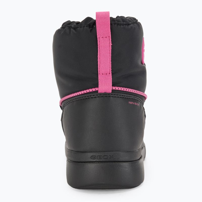 Śniegowce dziecięce Geox Willaboom ABX black/fuchsia 6