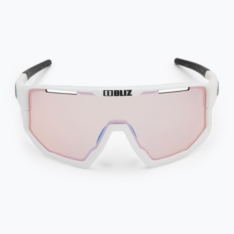Okulary przeciwsłoneczne Bliz Fusion Nano Optics Nordic Light matt white/ coral/ orange w blue multi 4