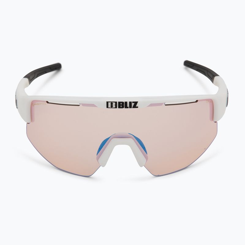 Okulary przeciwsłoneczne Bliz Matrix Small Nano Optics Nordic Light matt white/coral/orange blue 3