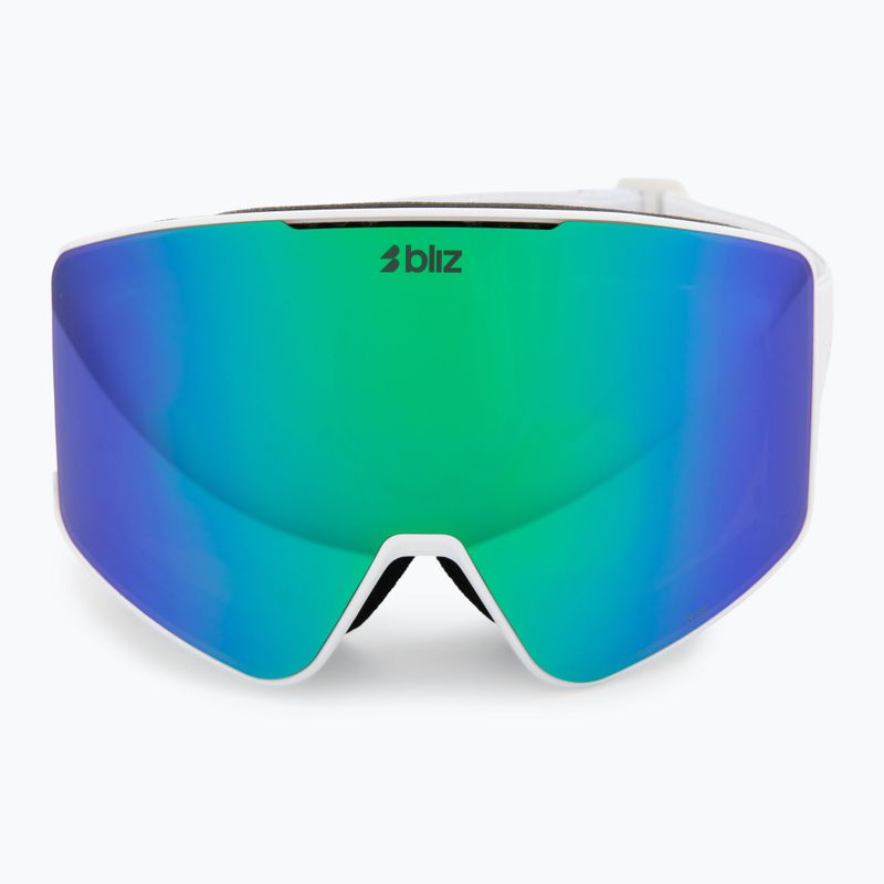 Gogle narciarskie Bliz G001 matte white/brown/green multi 2
