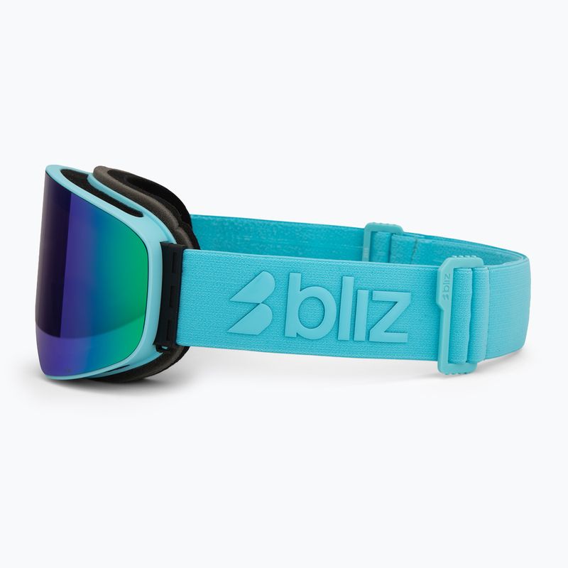 Gogle narciarskie Bliz Flow matte turquoise/brown/green multi 4