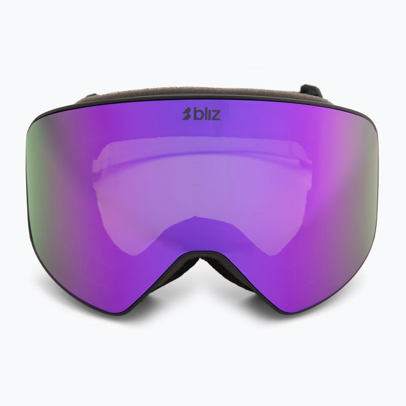 Gogle narciarskie Bliz Flow matte black/brown/purple multi 2
