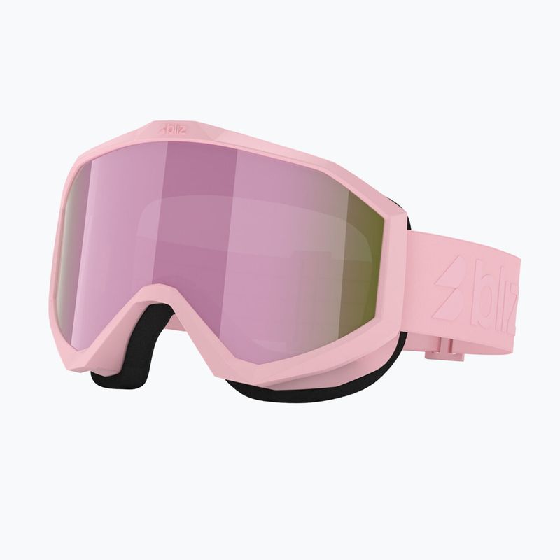 Gogle narciarskie dziecięce Bliz Liner Jr matte pink/brown/pink multi