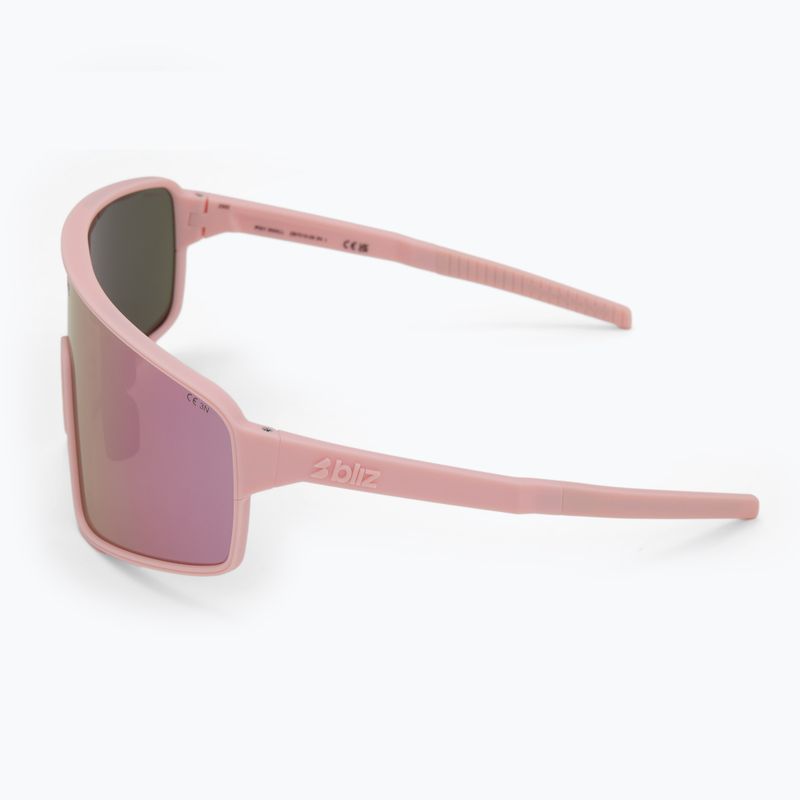 Okulary przeciwsłoneczne Bliz P001S matte powder pink/brown rosé multi 4