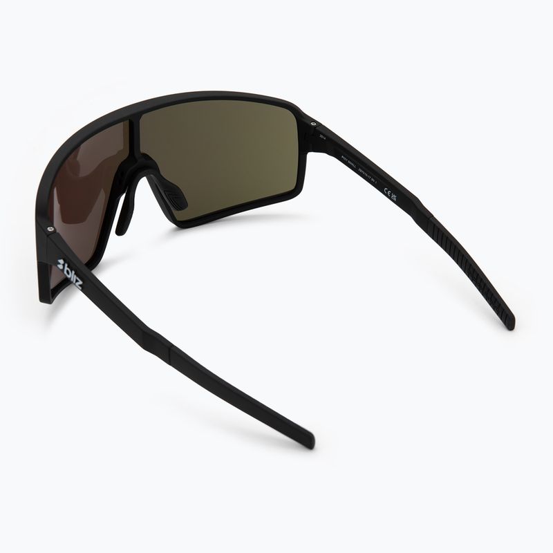 Okulary przeciwsłoneczne Bliz P001S matte black/brown pink mirror 2