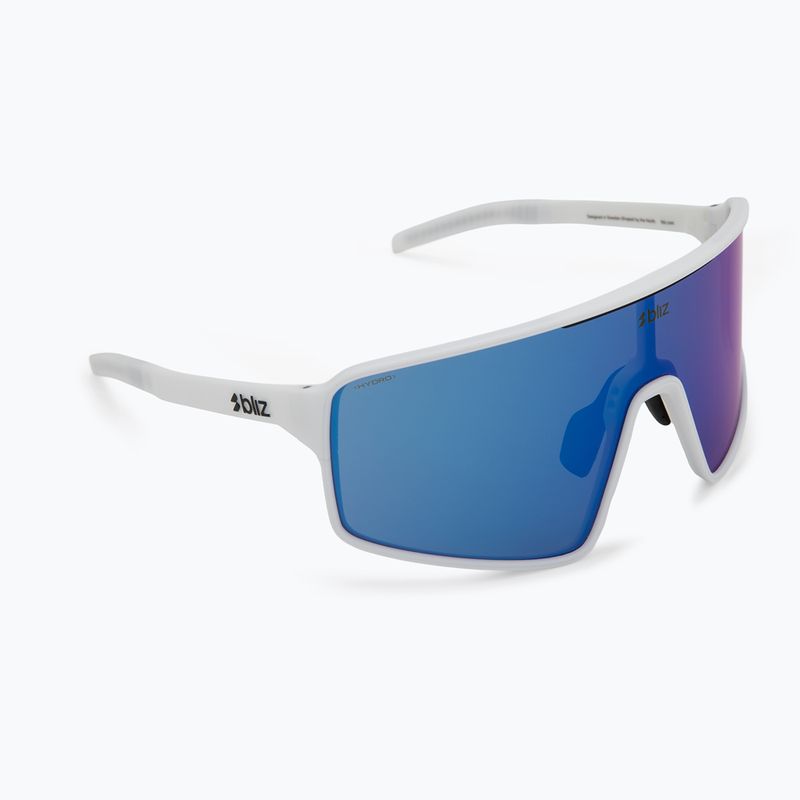 Okulary przeciwsłoneczne Bliz P001 matte white/grey blue mirror