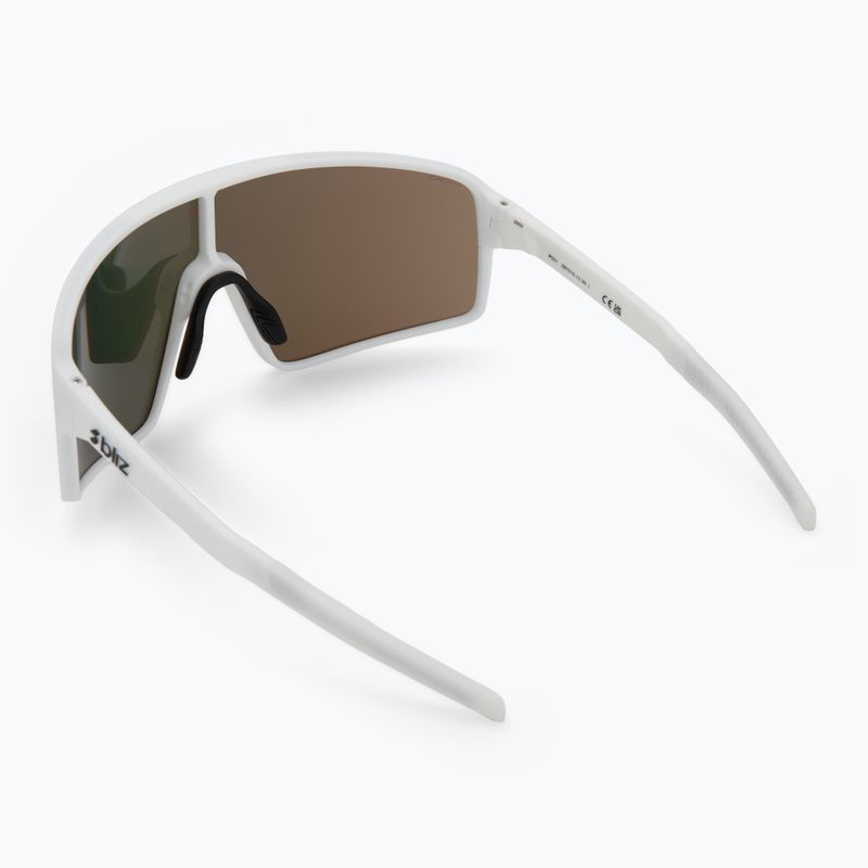 Okulary przeciwsłoneczne Bliz P001 matte white/brown red mirror 2