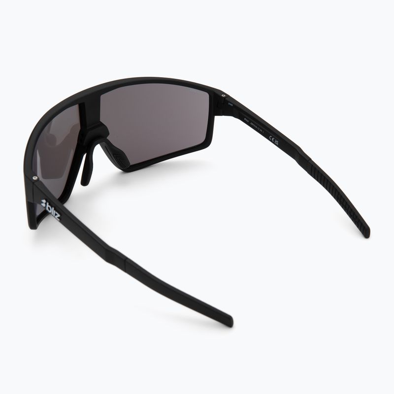 Okulary przeciwsłoneczne Bliz P002 matte black/smoke ice blue 2
