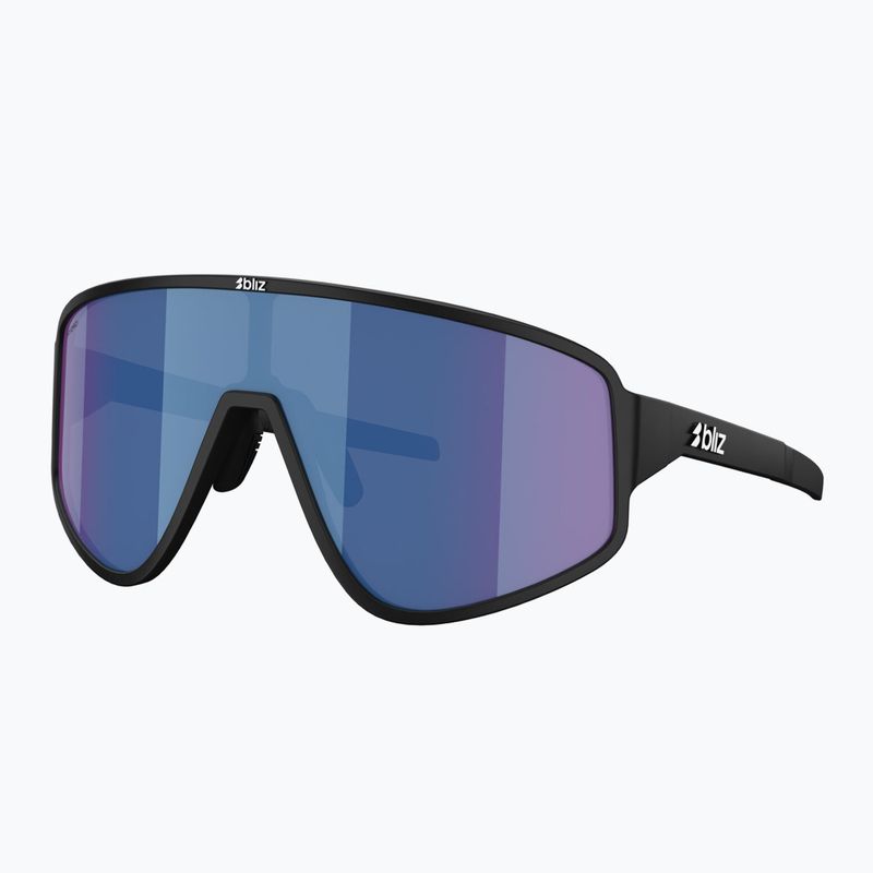 Okulary przeciwsłoneczne Bliz A004 matte black/grey blue mirror