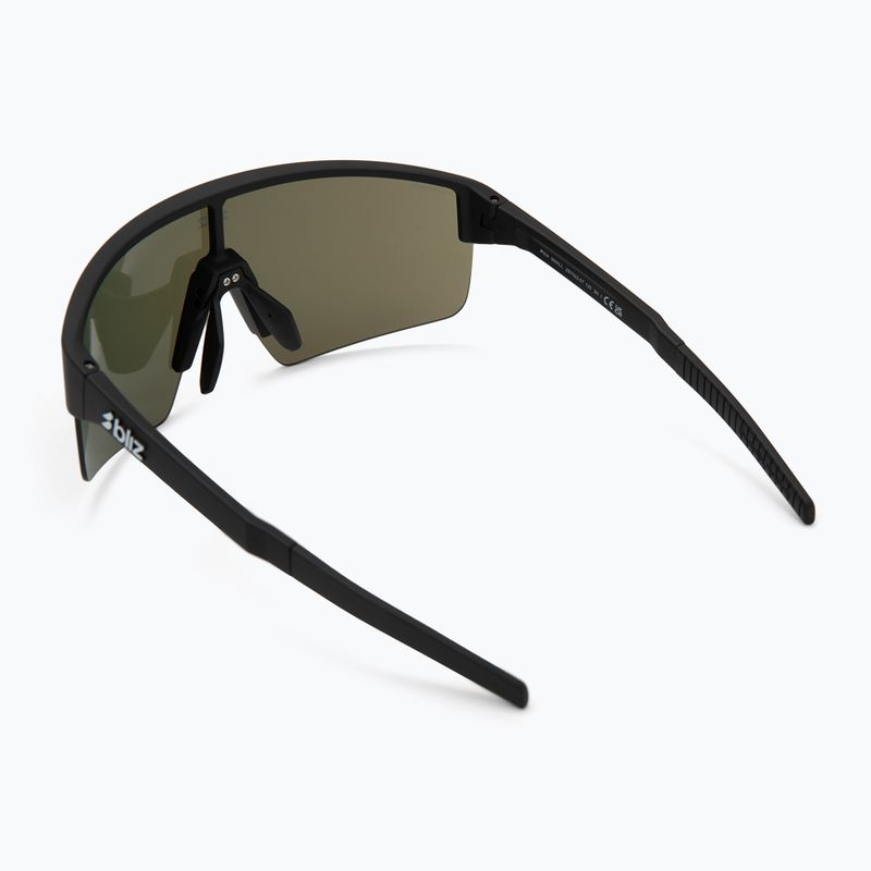 Okulary przeciwsłoneczne Bliz P004 Small matte black/grey blue mirror 2