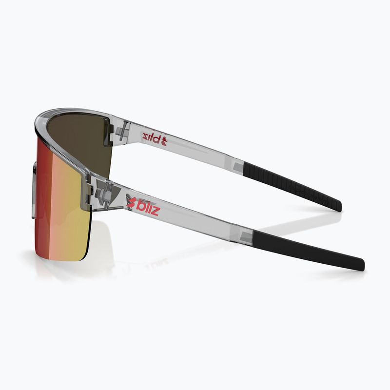 Okulary przeciwsłoneczne Bliz P004 transparent dark grey/brown red multi 4