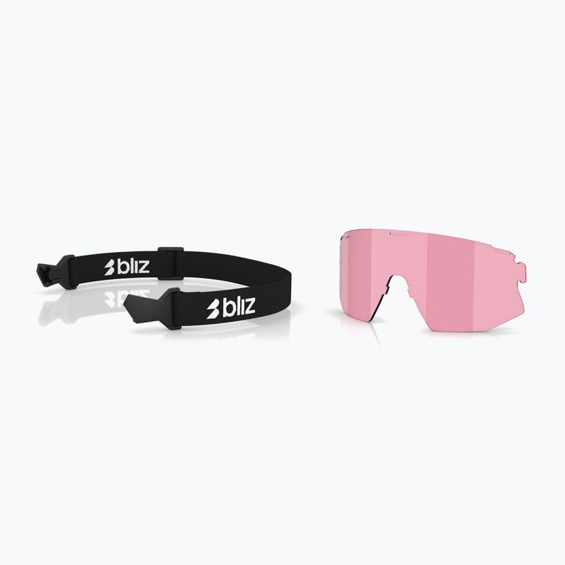 Okulary przeciwsłoneczne Bliz Breeze Small matte black/smoke blue multi/pink 6