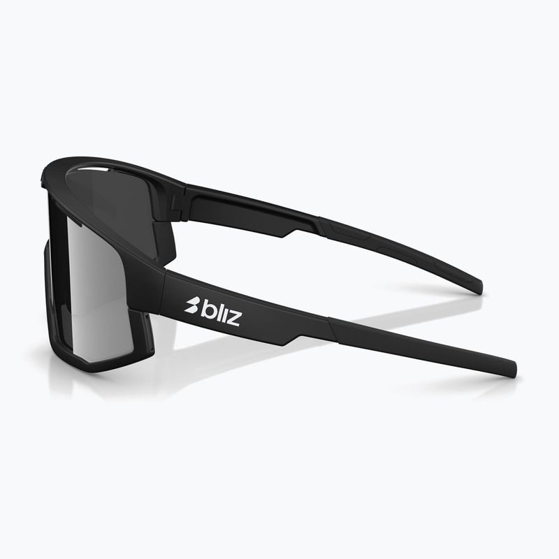 Okulary przeciwsłoneczne Bliz Fusion matte black/smoke silver mirror 5
