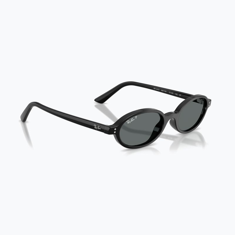 Okulary przeciwsłoneczne Ray-Ban Khal Bio-Based black/dark grey