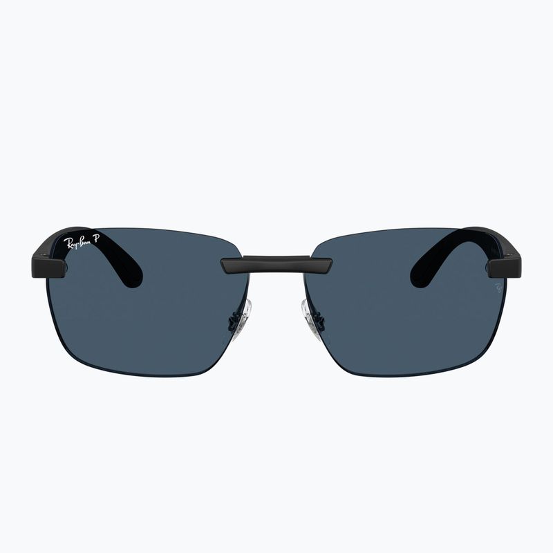 Okulary przeciwsłoneczne Ray-Ban RB4470 Polarized+ Lenses matt sand black/blue polarized 2