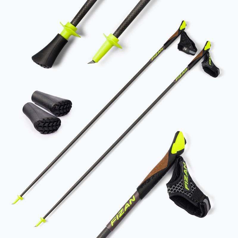 Kije nordic walking Fizan Carbon 3K grey S22 CA08 6