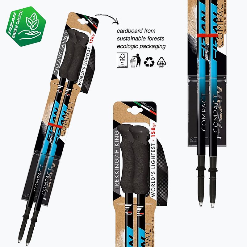 Kije trekkingowe Fizan Compact ocean blue 11