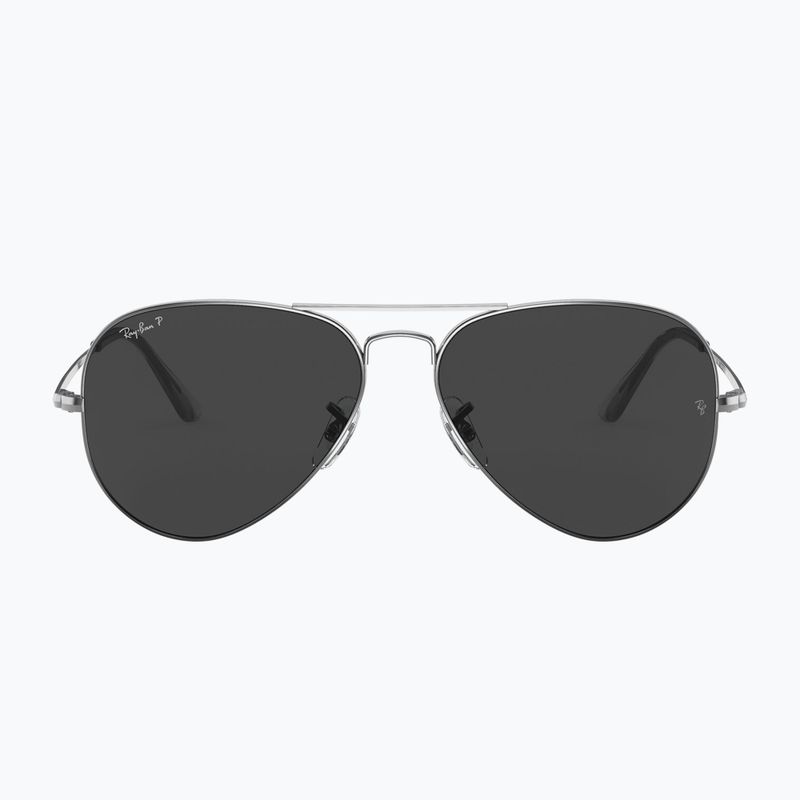 Okulary przeciwsłoneczne Ray-Ban Aviator Metal II bronze/black polarized 2