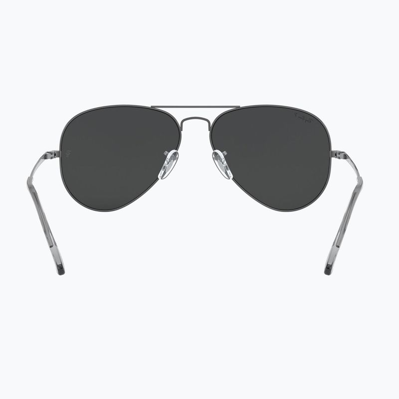Okulary przeciwsłoneczne Ray-Ban Aviator Metal II bronze/black polarized 5