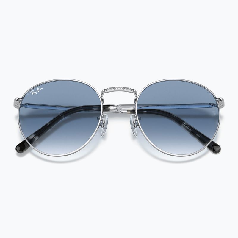 Okulary przeciwsłoneczne Ray-Ban New Round silver/blue 3