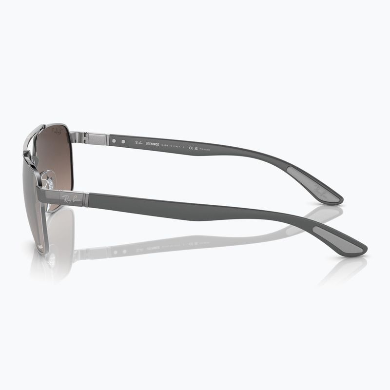 Okulary przeciwsłoneczne Ray-Ban RB3701 Polarized+ Lenses brass/grey polarized+ 7