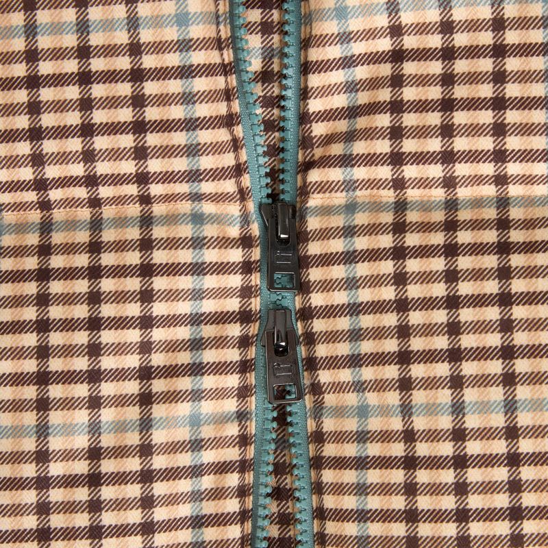 Kurtka damska Woolrich Printed Wool beige check 7
