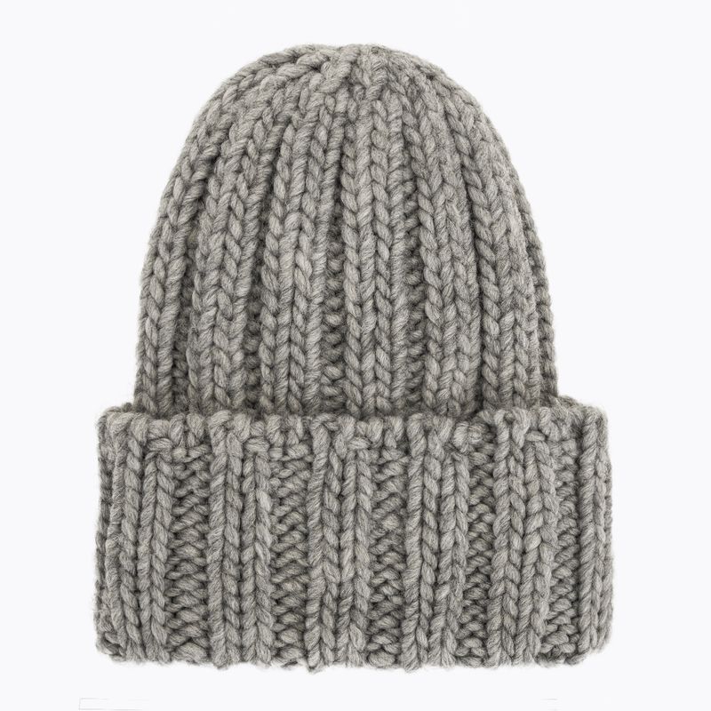 Czapka zimowa damska Woolrich Chunky Beanie light grey melange 2