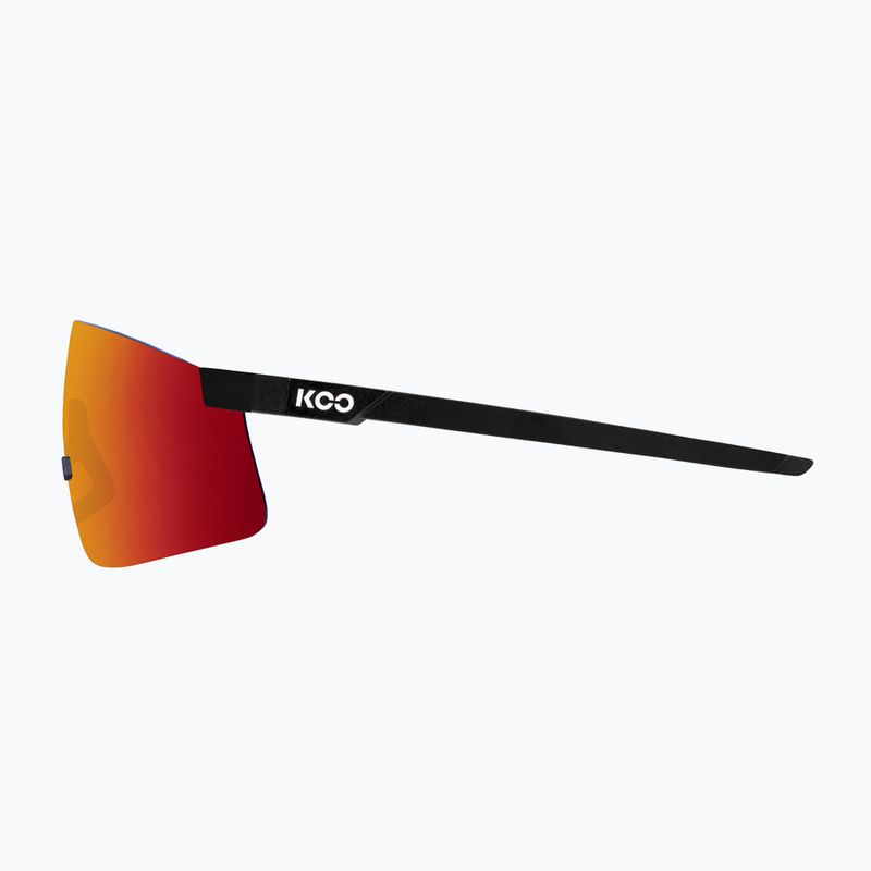 Okulary przeciwsłoneczne Koo Nova black matt/red mirror 7