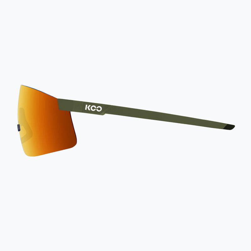 Okulary przeciwsłoneczne Koo Nova olive green matt/orange mirror 3