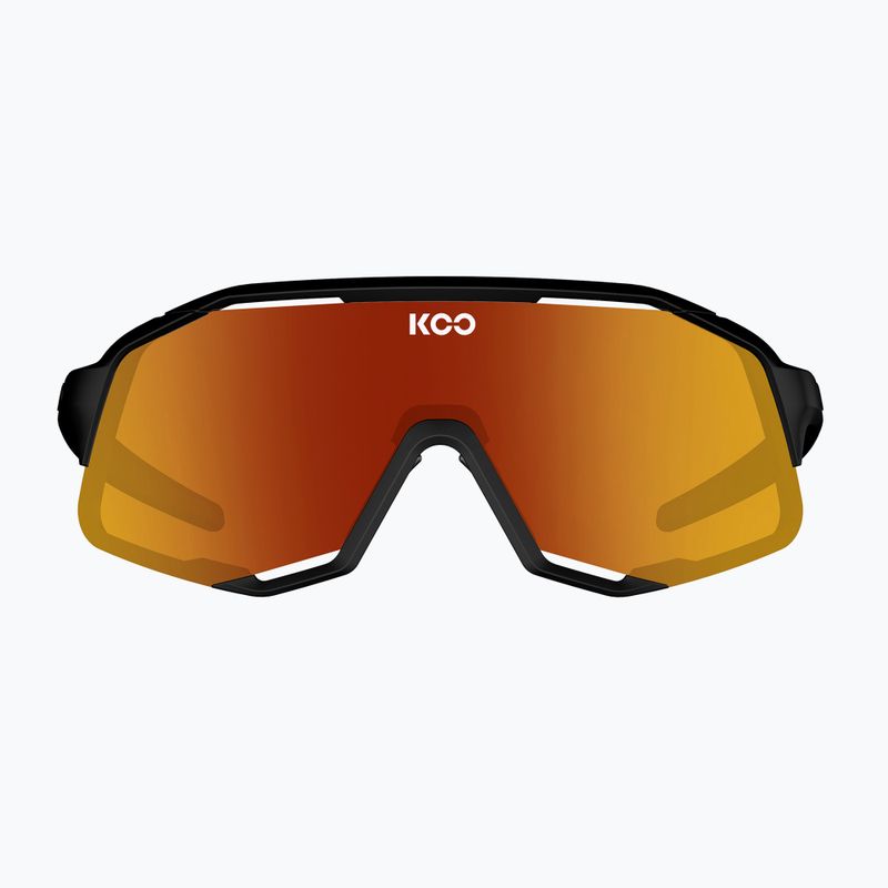 Okulary przeciwsłoneczne Koo Demos black matt/red mirror 6