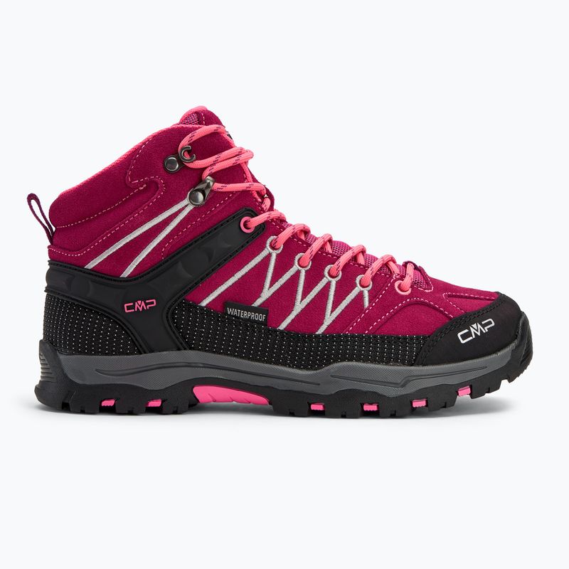 Buty trekkingowe juniorskie CMP Rigel Mid berry/pink fluo 2