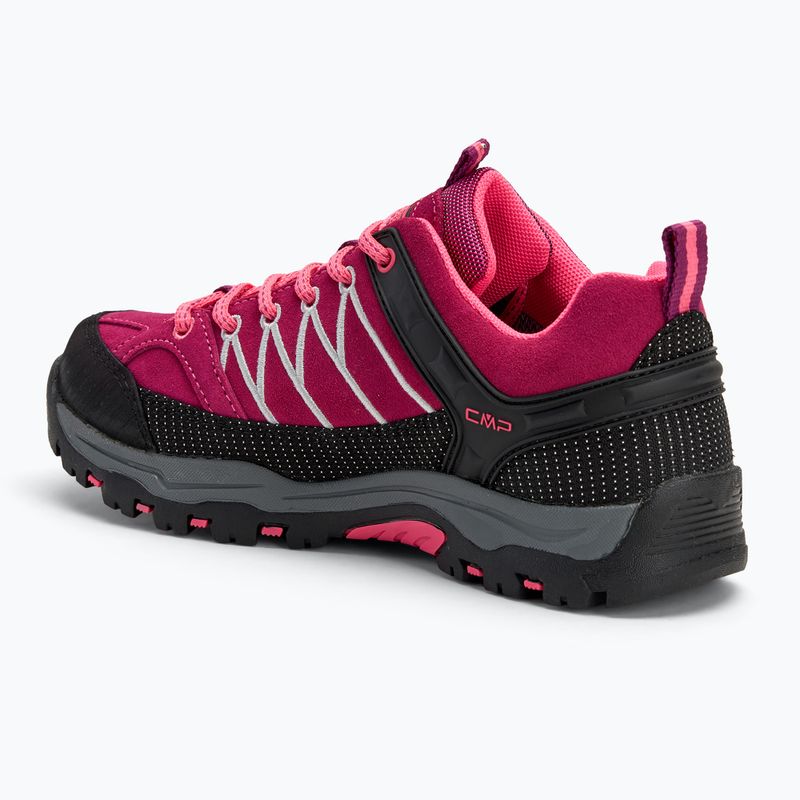 Buty trekkingowe juniorskie CMP Rigel Low Wp berry/pink fluo 3