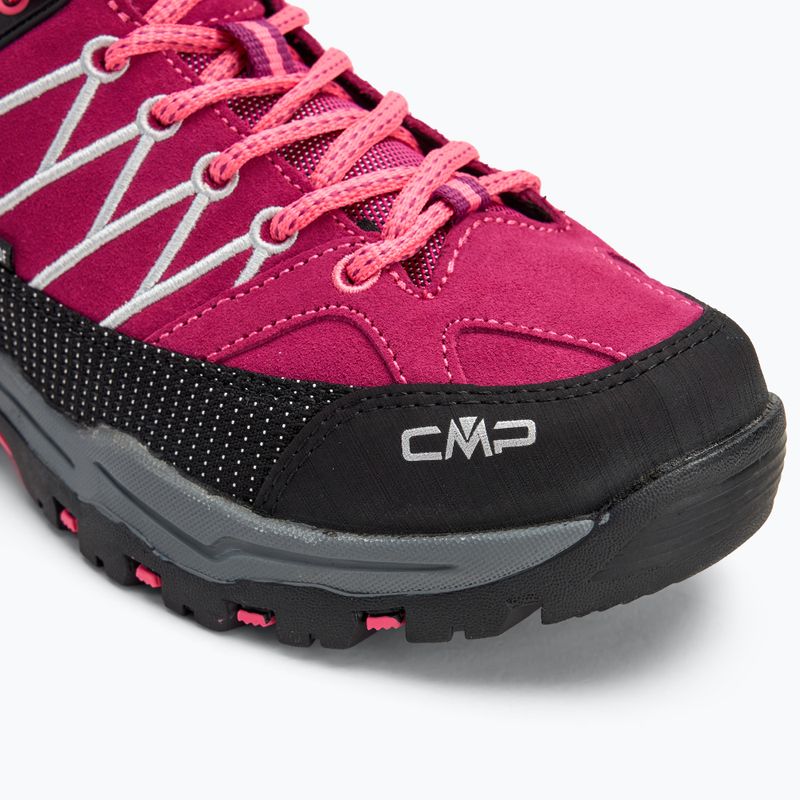 Buty trekkingowe juniorskie CMP Rigel Low Wp berry/pink fluo 7