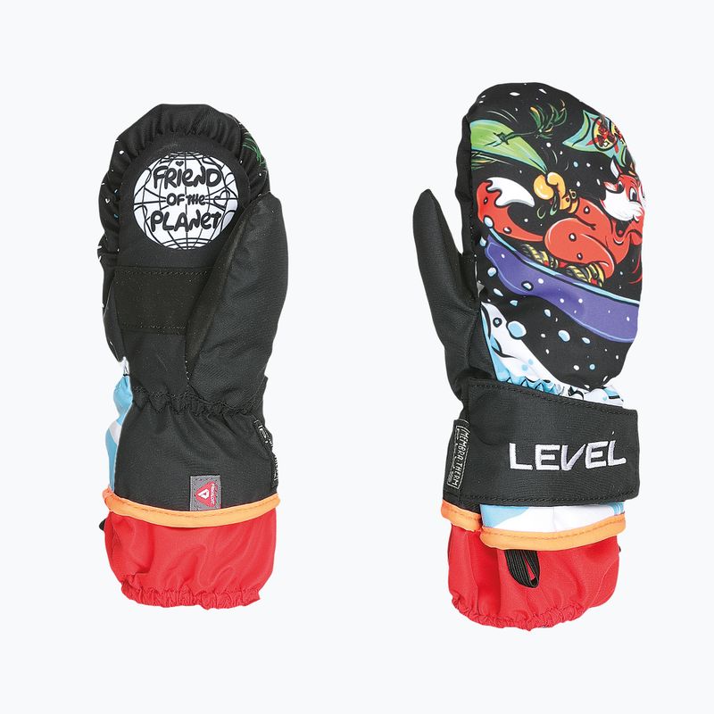 Rękawice narciarskie dziecięce Level Animal pk black 6