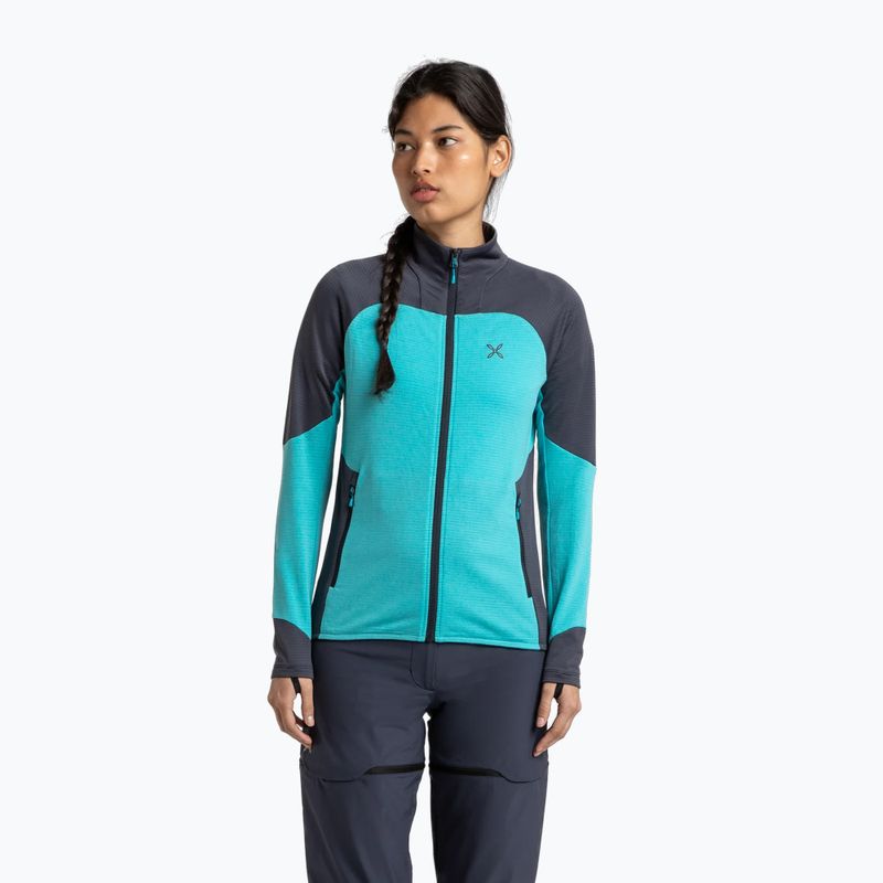 Bluza damska Montura Rise Maglia turquoise/graphite blue