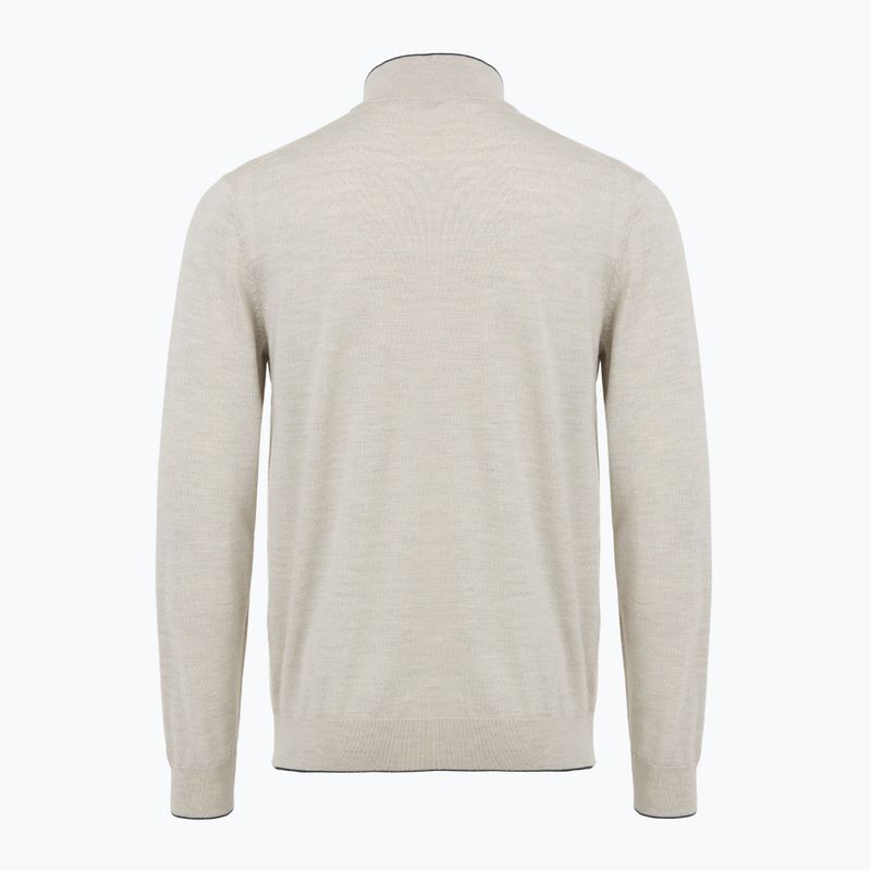 Sweter męski Aeronautica Militare 1/2 Zip stone melange 2