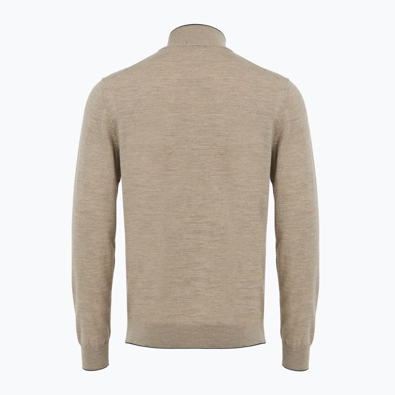 Sweter męski Aeronautica Militare 1/2 Zip sand melange 2