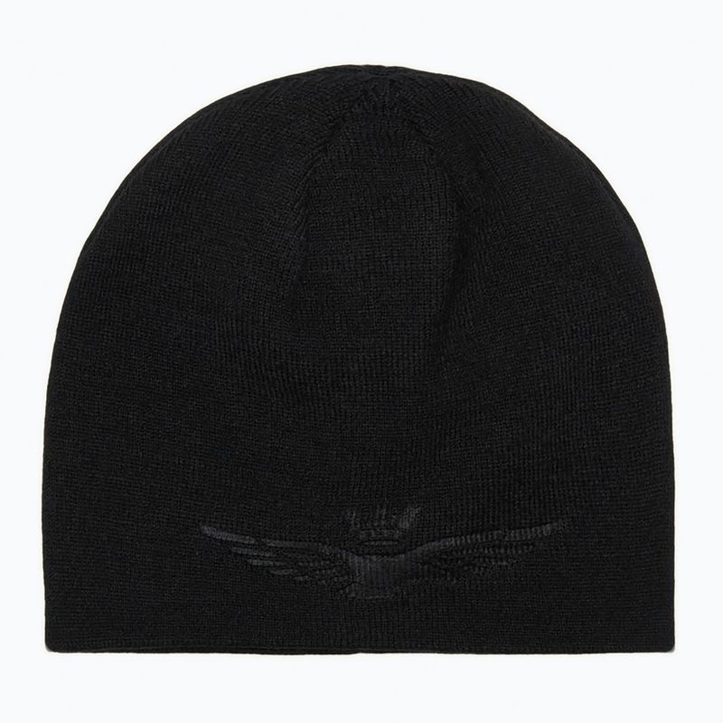 Czapka zimowa męska Aeronautica Militare 252CU0083UL00915 jet black