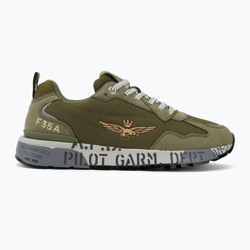 Buty męskie Aeronautica Militare SC0276UCT04327 verdone 2